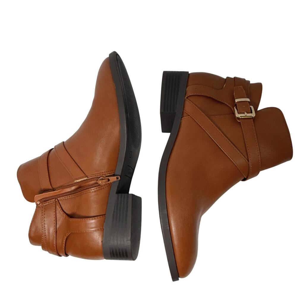 I Love Comfort Bootie | Camel | Size 11